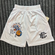 Eric Emanuel Shorts American Shorts Trendy Knee Shorts EE Shorts Sports Large Mesh Basketball Pants