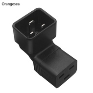 Orangesea IEC320 C20 Male to IEC320-C19 Female Adapter Kettle Plug 3-pin Connectors