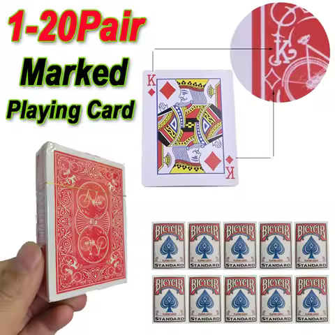 Marked Plastic Playing Cards 5.8CMX8.8CM Waterproof Folding Repair Gram PVC Washable Adult Blackjack