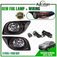 Nissan Almera 2012 - 2013 Fog Lamp Fog Light Fog Lamp Spot Light Switch Wiring