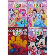 COLOURING BOOK,STICKER,DRAWING,COLOURING (STICKER INSIDE)(16 PAGE)