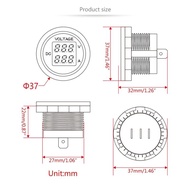 DC 12V-24V Amp Voltmeter Ammeter Voltage Current Meter LED Display Meter for Car
