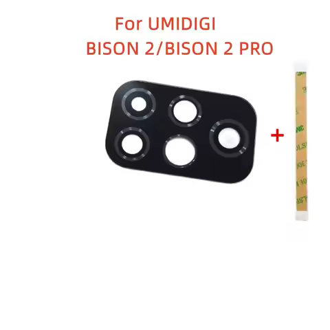 Original For UMIDIGI BISON 2/BISON 2 PRO Cell Phone Back Camera Lens Glass Cover Repair Part Replace