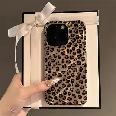 Luxury Leopard Print Cute Phone Case for Xiaomi Redmi 14C 13 13C 12 A3 A2 A1 10 10C 9 9A 9C 8 K60 K4