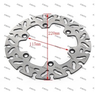 For Yamaha TTR250 DT200 DT230 WR200 TTR DT WR 220mm Motorcycle Rear Brake Disc Disc Rotor