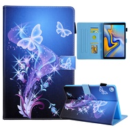 Cute animal cover for Samsung Galaxy Tab A9+ X210 X216 A9Plus A8 X200 A7 T500 flip PU leather case Galaxy Tab S5e T720 T725 T510 T515 T590 T595 protective case bracket