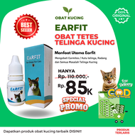EARFIT Obat Tungau Kutu Telinga Kucing Earmites Ampuh Mengobati Conge Otitis Kuping Kucing