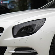 2 Pcs Car Headlight Protective Film Transparent Black TPU Sticker For Mercedes Benz SL Class R231 20
