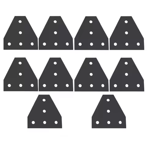 3D Printer Aluminum T Shaped 5 Hole 60x60x4mm Joining Plate for 2020 v-slot/T-slot Aluminum Extrusio