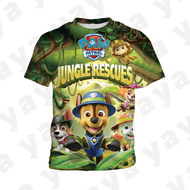 * Yaya * Paw Patrol Anime T-Shirts Cho Trẻ Em ngắn tay thời trang Trẻ Em Yêu Thích Tops Mùa Hè Bé Co