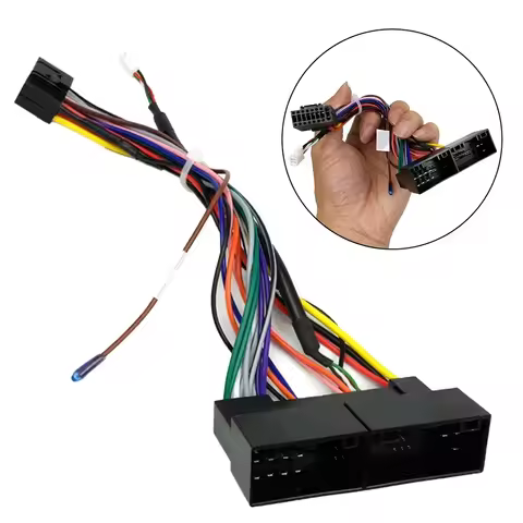 Car Radio Cable Power Harness For Hyundai Santa Fe For Hyundai Sonata For Hyundai IX35 For KIA K2 K3