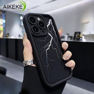 Cool Lightning Pattern Solid Color Phone Case For Realme Neo7 GT8 GT7 GT6 GT5 Pro GT3 GT2 GT 6T Neo6