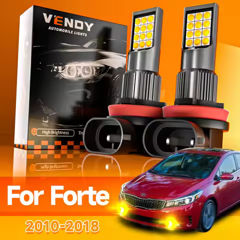 2pcs For Kia Forte 2010-2018 LED Fog Light 2011 2012 2013 2014 2015 2016 2017 Canbus Accessories
