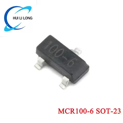 50pcs/20pcs MCR100 MCR100-6 SOT23-3 MCR16 100-6 0.8A 400V Silicon Controlled Rectifier Thyristor Tra