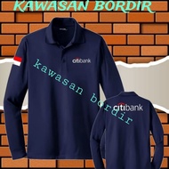 Latest Citibank shirt, Citibank shirt, Citibank uniform, Citibank shirt, full computer embroidery.