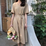Midi dress | Korean style | Casual dress | Dress polos