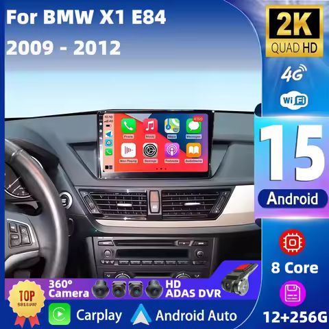 Android15 Auto Carplay Car Radio For BMW X1 E84 2009 2010 2011 2012 Navigation GPS Multimedia Player