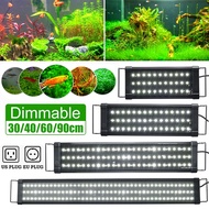 30/40/60/90cm Super Slim LEDs Aquarium Lighting Aquatic Plant Light Extensible Waterproof Clip on La