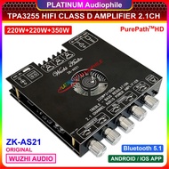 TPA3255 Amplifier Class D 2.1 CH Bluetooth 5.1 Amplifier ZK-AS21
