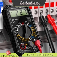 [Getdouble.my] Digital Multimeter AC/DC Voltmeter Ammeter 1999 Counts Square Wave Tester LCD HFE Tri