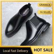 8889Men's Chelsea boots business casual men boots leather shoes