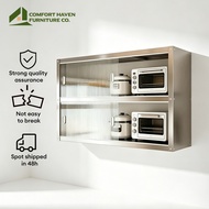 Comfort Haven Furniture Co. Stainless Steel 304 Wall Cabinet Kitchen Storage Organizer Spice Rack