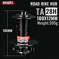 NOVATEC D981 D982 100x12MM 142x12MM 28 holes Road Bike Disc Brake Bearing Bicycle Hub For HG 8 9 10
