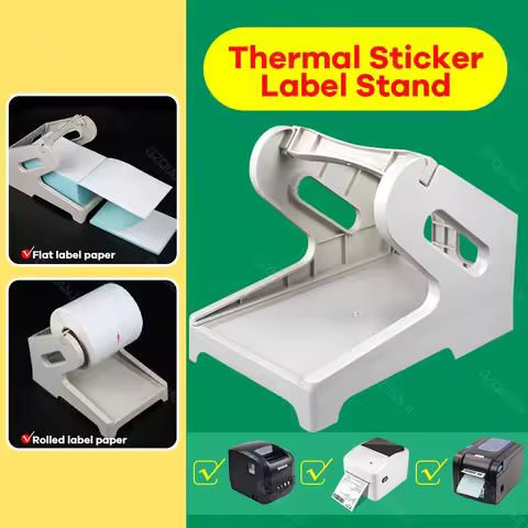 Small Paper Holder Stand for 4inch Thermal Label Barcode Shipping Printer Label Paper Roll for Xprin