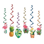 Disposable Paper Plate Cup Flamingo Theme Party Hawaii Summer Tropical Summer Party Flamingo Aloha W