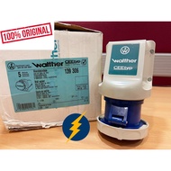 WALTHER 139306 32A 2P+E 230V Wall Mountedl Socket IP67