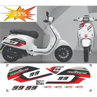 Vespa Sprint - Primavera - Vespa Racing Car Stickers, model of 99 waterproof 3-layer printed sticker