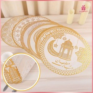 DP Gold Tablecloth Eid Edition PVC Material Waterproof Gold Guest Tablecloth ID04