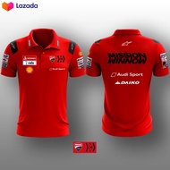 [MotoGP2020] T-Shirt Collar Crew Team Ducati MotoGPRED Size XS-3XL