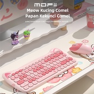 Mofii mofii Cat Claw Wireless Keyboard Mouse Set Meow Cute Pastel Wireless Keyboard Mouse Set Suitab
