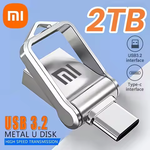 Xiaomi 2TB USB Drive Flash High Speed USB 3.0 Flash U Disk Type-C Interface Dual-use Mobile Phone Co