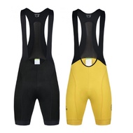 MONTON Men Bib Shorts Cycling Skull - Black/Yellow