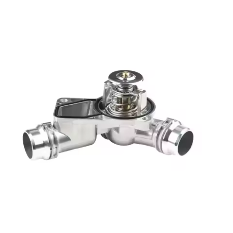 Aluminum Thermostat Housing Assembly Coolant Water Pump Outlet For BMW E46 E39 X3 X5 Z3 Z4 320i 325i