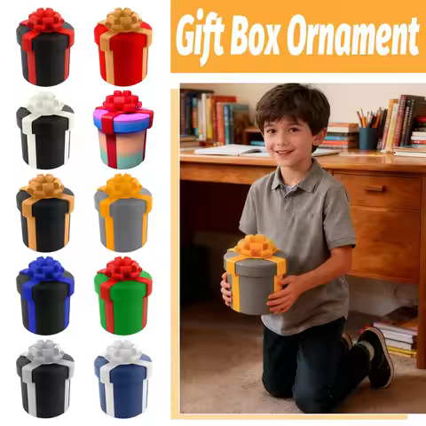 New 3D Printed Annoying Nested Gift Boxes Prank,7cm*7cm*9.5cm Nested Screw Gift Box,Fun Nested Rotat