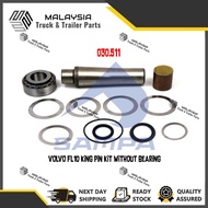 VOLVO FL10 KING PIN KIT WITHOUT BEARING 030.511 (TURKEY SAMPA BRAND)