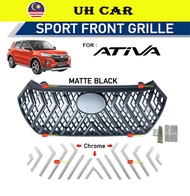 (LEXUS DESIGN) Perodua Ativa Front Bumper Grill Grille Wtih Chrome Lining