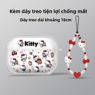 YOUSIDUN | Vỏ Trong Suốt Hello Kitty cho AirPods Pro 3 & AirPods 4