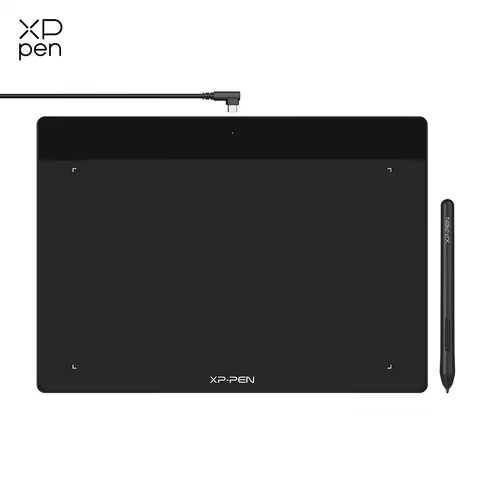 XPPen Deco Fun L Digital Graphic Tablet 10*6 Inch for Drawing OSU Online Education Support Android M