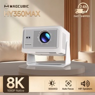 Magcubic HY350Max Projector 8K Decode 900ANSI Native 1080P Android14  Auto Focus WiFi6 15W HiFi Spea