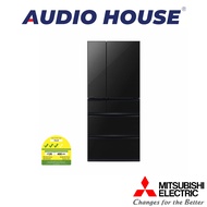 MITSUBISHI MR-WX70G-B-P  689L 6 DOOR FRIDGE  GLASS BLACK  3 TICKS  W800xH1821xD738MM  1 YEAR WARRANT