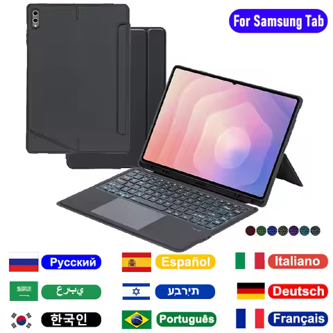 Detachable Case With Keyboard For Samsung Galaxy Tab S11 Ultra 14.6",Backligt Keyboard Cover For Sam