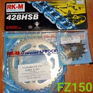 SPOKET RKM SET 428 FZ150 / Y15ZR (100% ORIGINAL)