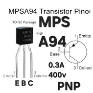 Mps A94 Transistor Pnp 0.3A 400V Mpsa94 Mpsa 94 Mps A94