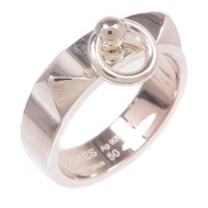HERMES 925純銀Collier de chien Ring戒指Hermes#50/US#5.25