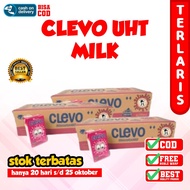 1 DUS - MINUMAN SUSU UHT CLEVO TERMURAH SUSU KOTAK - dus