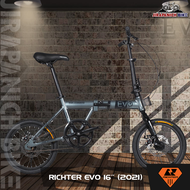 จักรยานพับได้ 16 นิ้ว RICHTER รุ่น EVO (เกียร์ 16 Speed,น้ำหนัก 10.8 kg.)